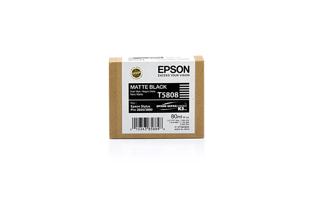 Epson T5808 / C13T580800 Tinte matt schwarz