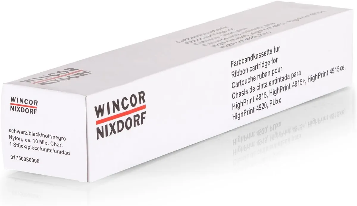 Wincor-Nixdorf 01750080000  Farbband /Farbrolle schwarz