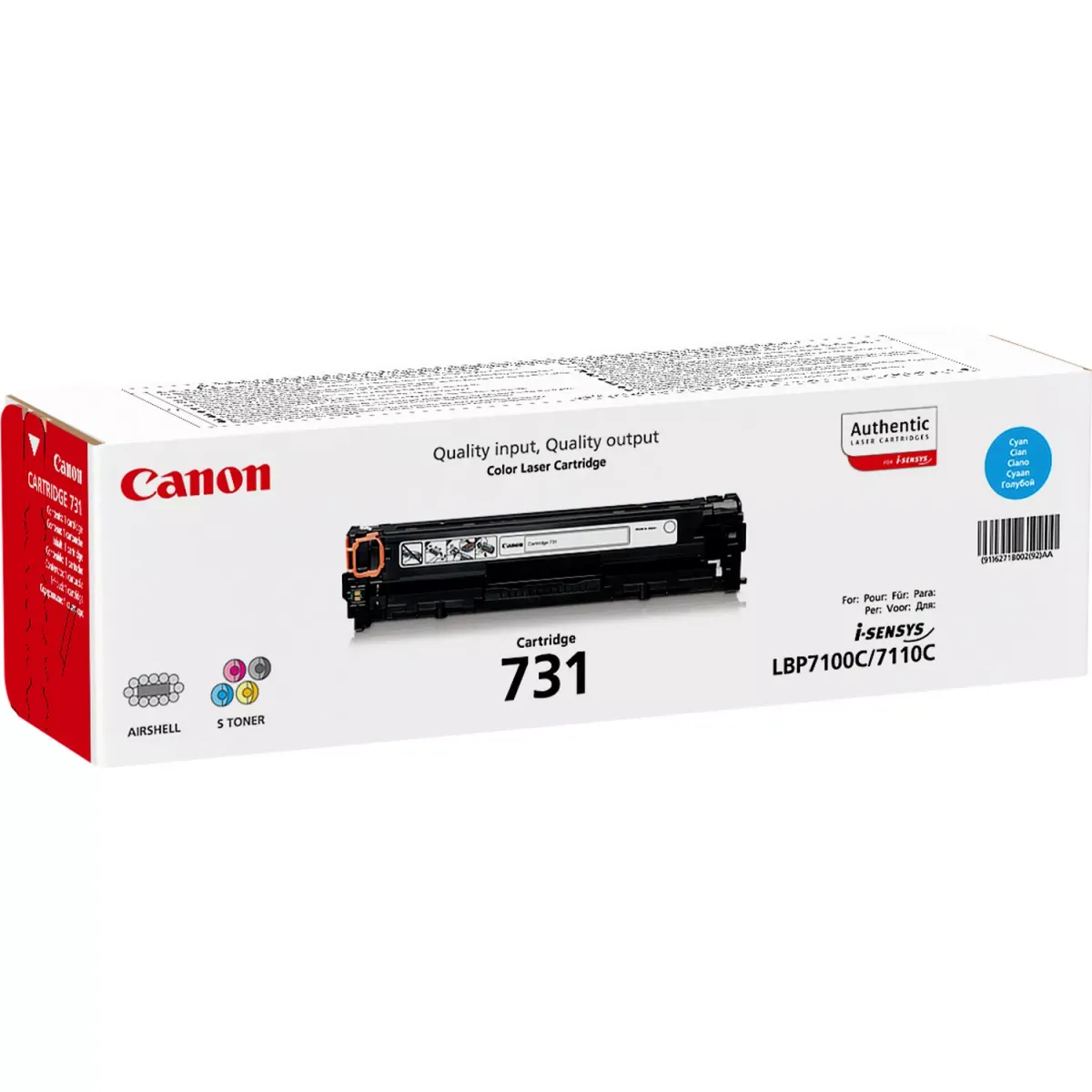 Canon 731 / 6271B002 Toner cyan