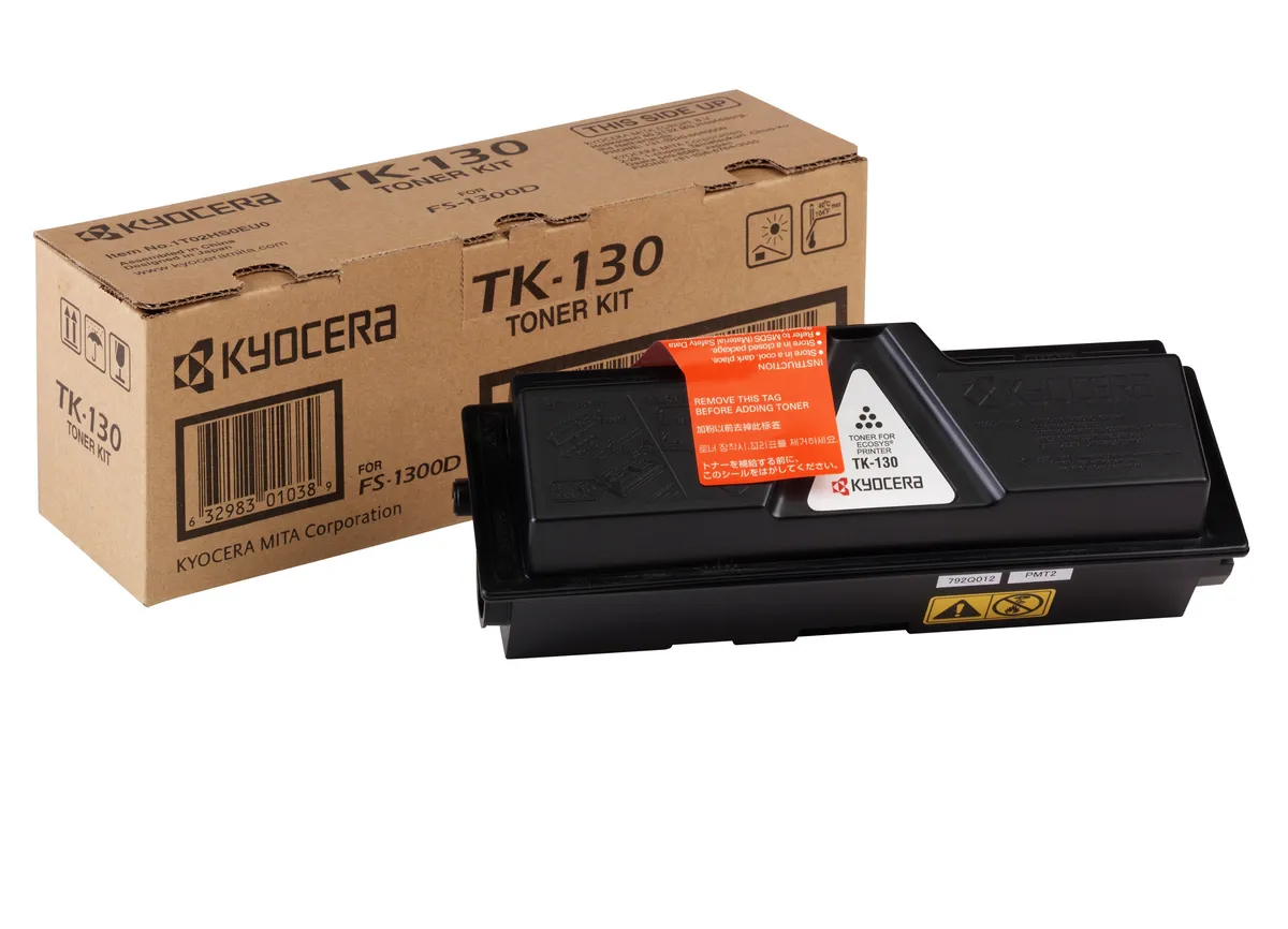 Kyocera TK-130 / 1T02HS0EU0 / 1T02HS0EUC Toner schwarz