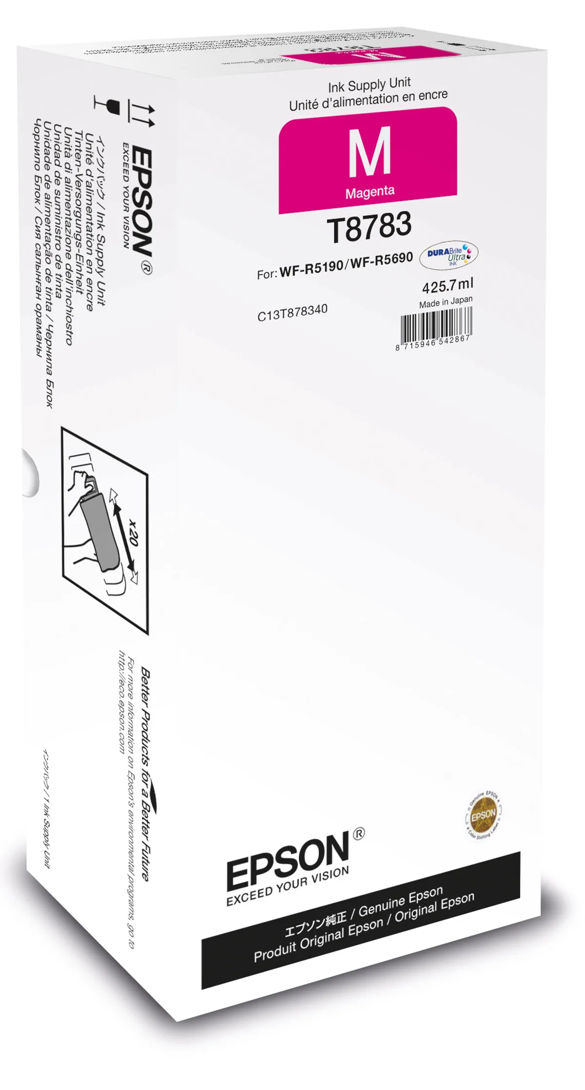 Epson T8783 / C13T878340 Tinte magenta