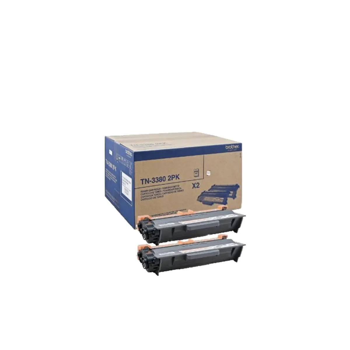 Brother TN-3380TWIN / TN-33802PK Toner Doppelpack schwarz (2 Stück)