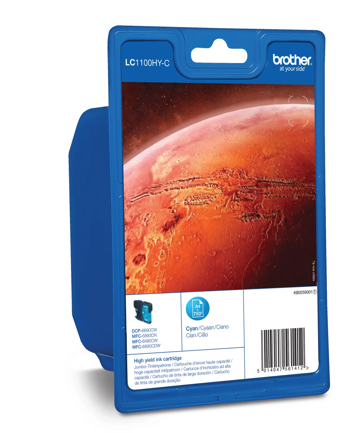 Brother LC-1100HYC / LC-1100HYCBP / LC-1100HYCBPDR Tinte cyan