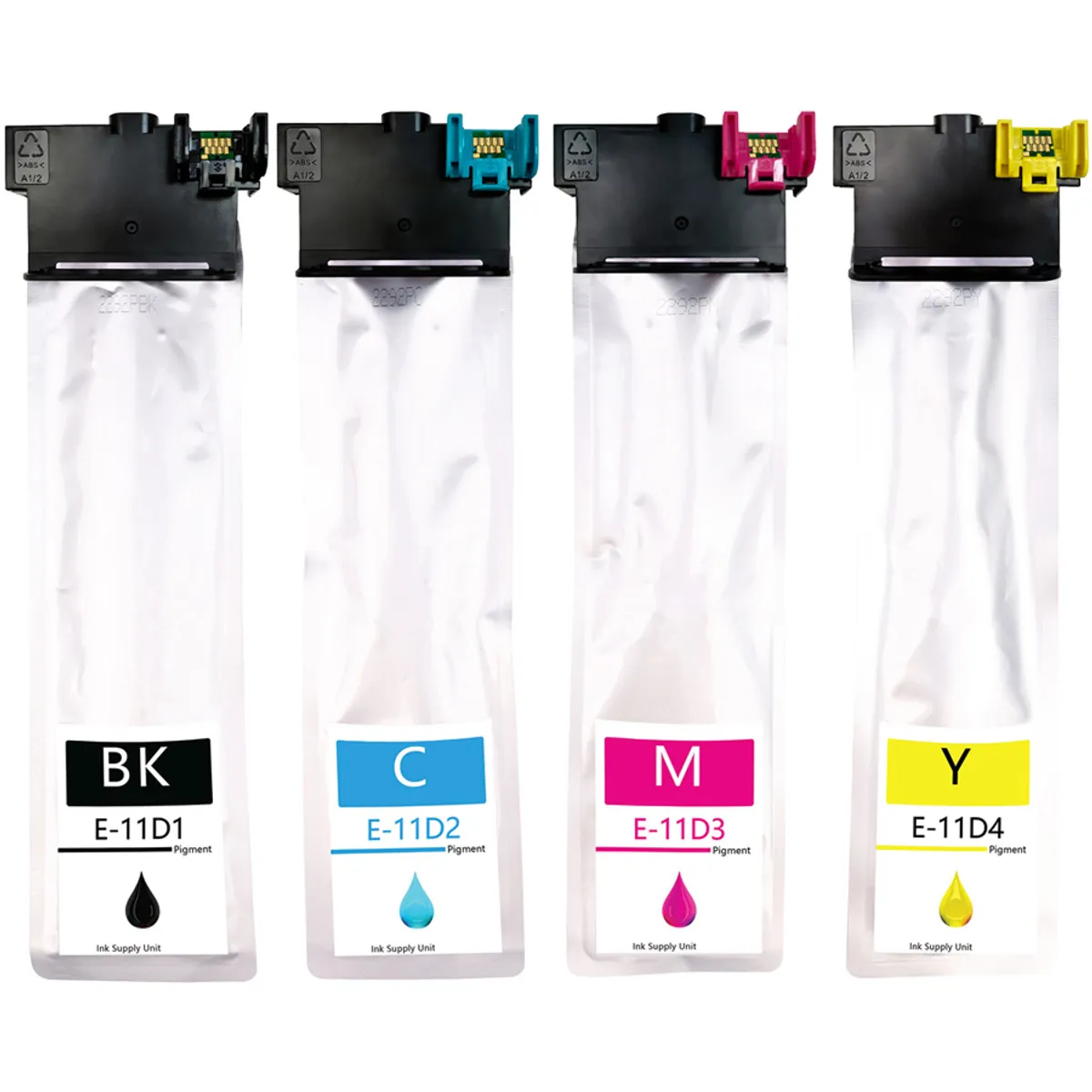 XL Tinten Sparset kompatibel zu Epson T11D1 / T11D2 / T11D3 / T11D4 schwarz, cyan, magenta, gelb  (4 Stück)