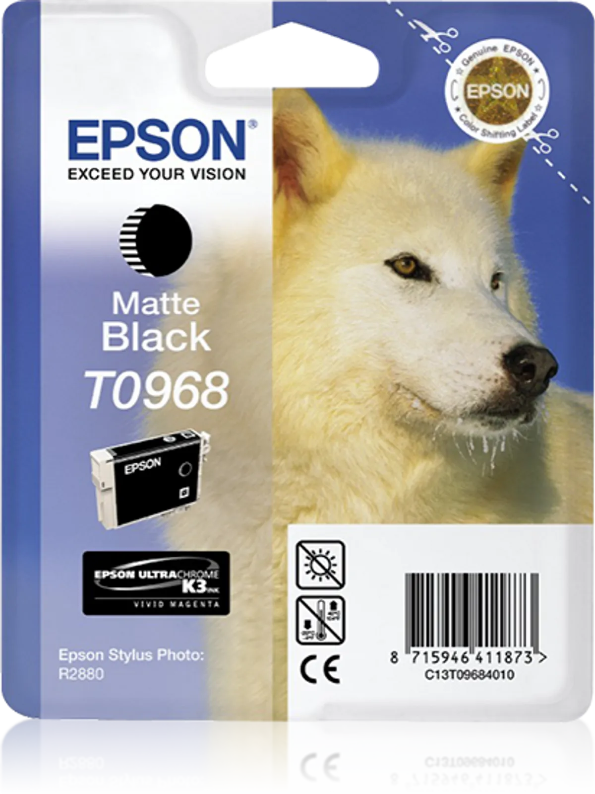 Epson T0968 / C13T09684010 Tinte matt schwarz