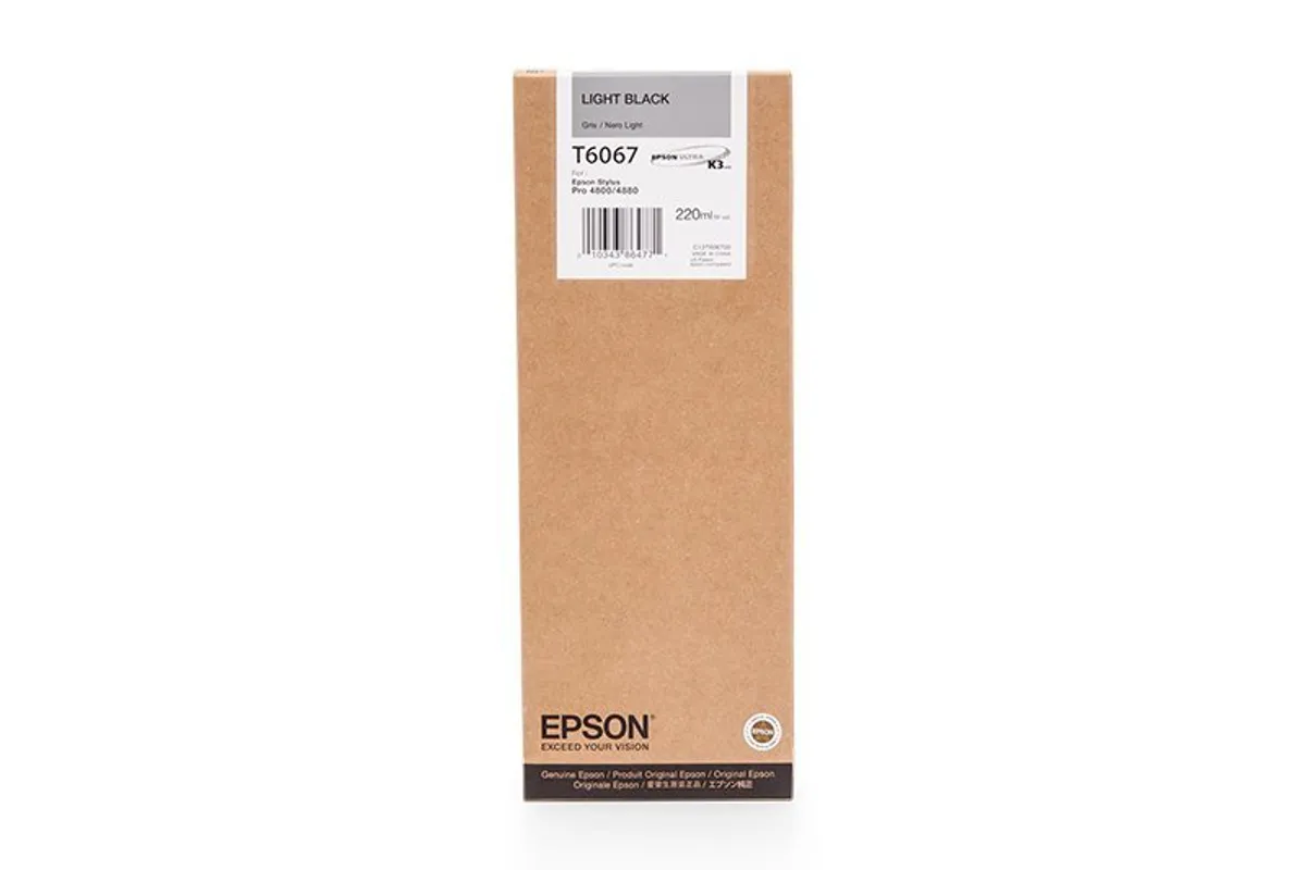 Epson T6067 / C13T606700 Tinte schwarz