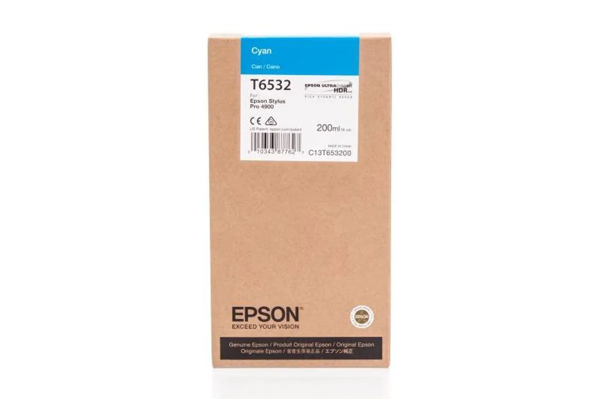 Epson T6532 / C13T653200 Tinte cyan