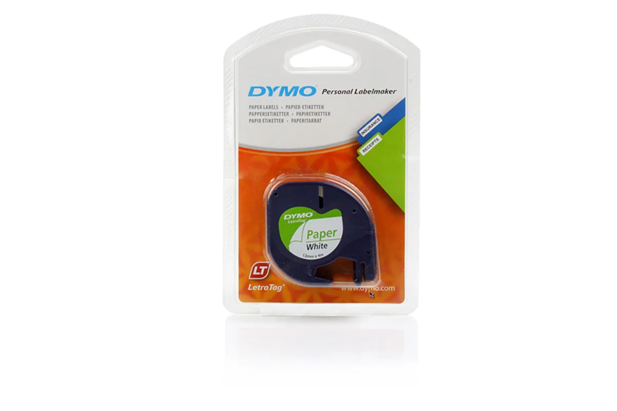Dymo 91220 / S0721510 / S0721520 Etiketten weiß (12mm x 4m)