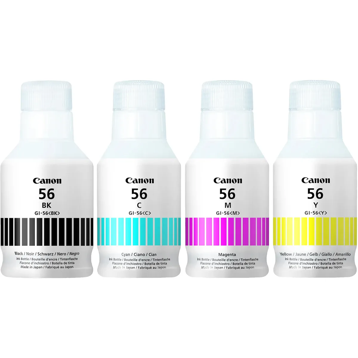 Canon GI-56 Tinten Sparset schwarz, cyan, magenta, gelb (4 Stück)