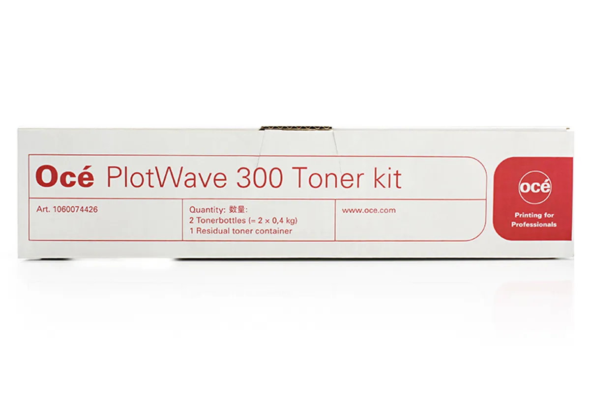 OCE 1060074426 / 106.007.4426 / 1070066394 / 107.0066.394 / 1070129856 / 6826B001 Toner Doppelpack schwarz (2 Stück)