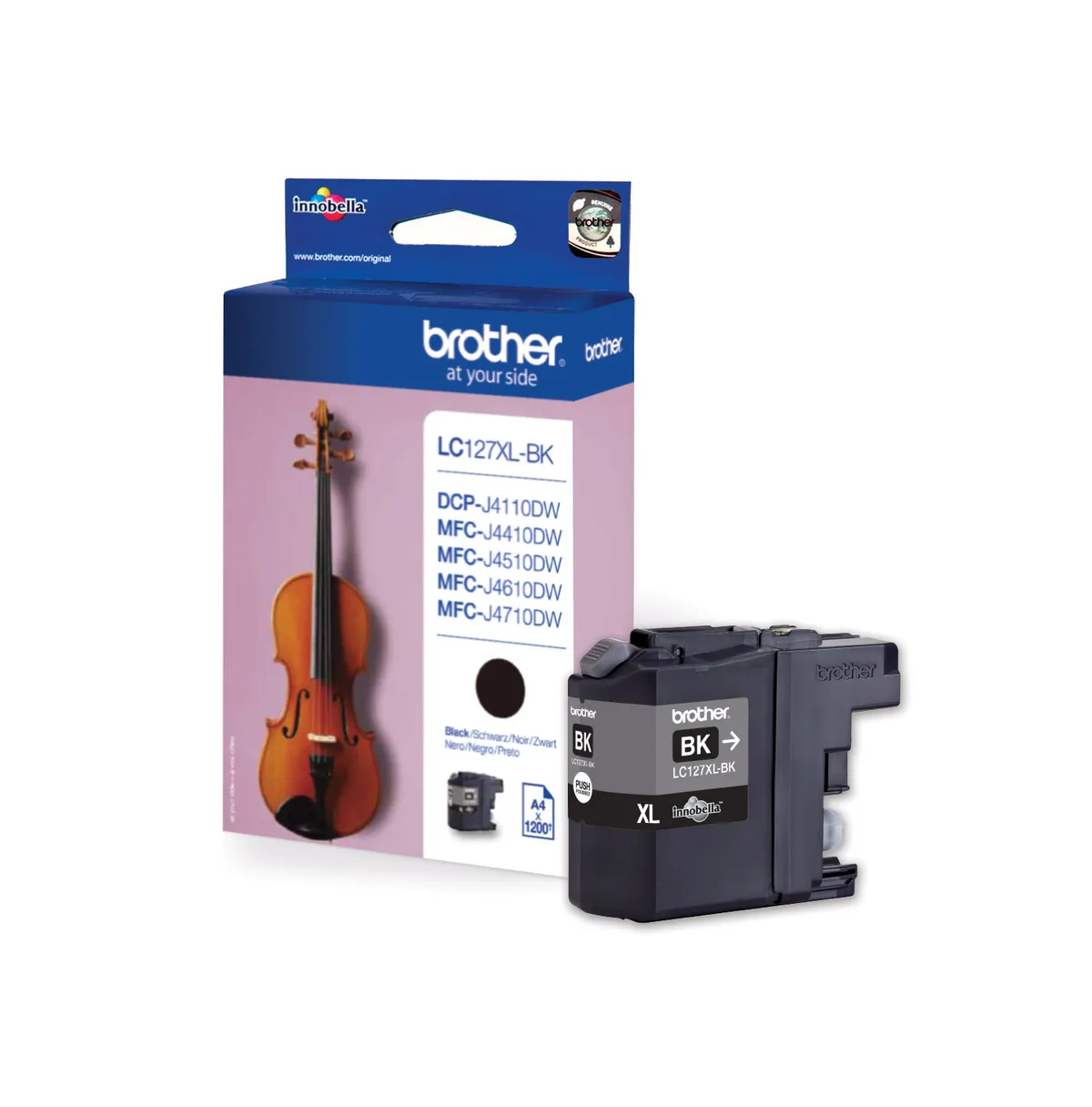Brother LC-127XLBK / LC-127XLBKBP / LC-127XLBKBPDR Tinte schwarz