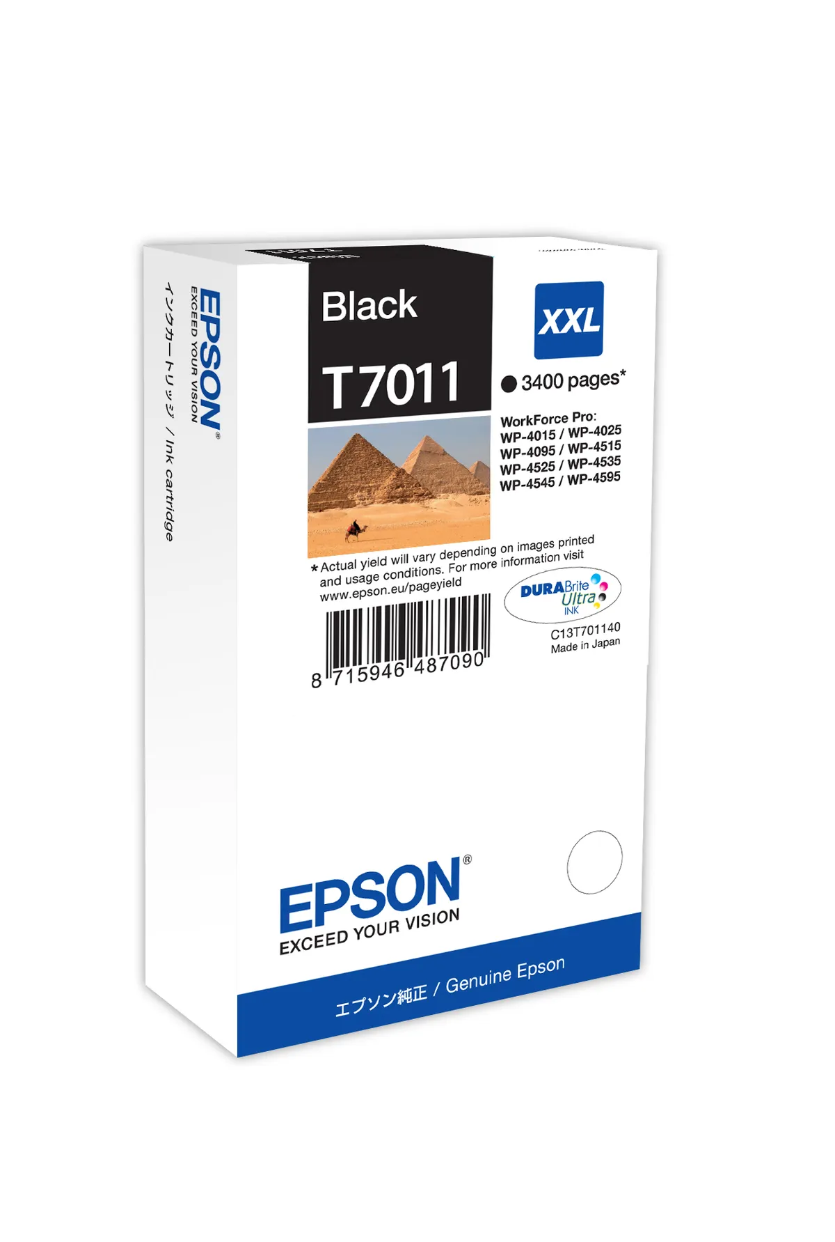 Epson T7011 / C13T70114010 Tinte schwarz