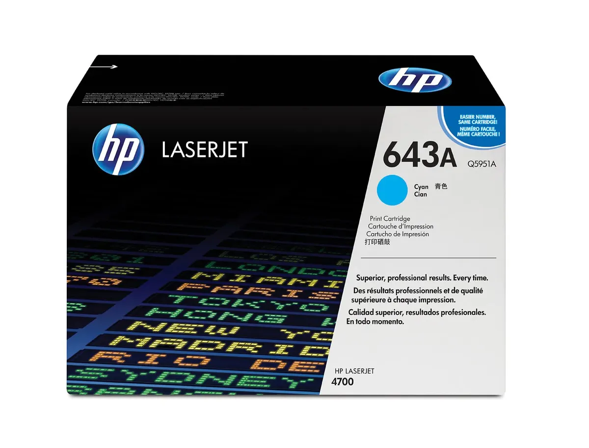 HP 643A / Q5951A Toner cyan