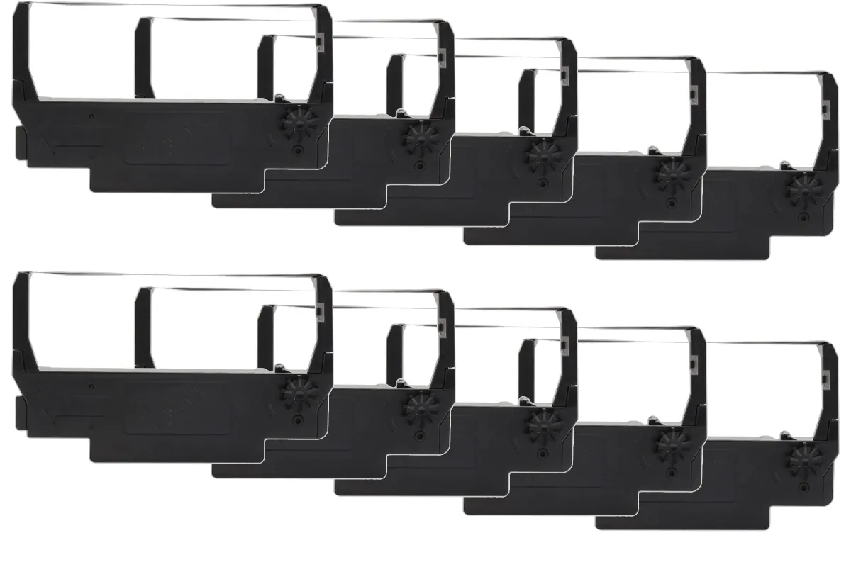 Farbband /Farbrolle Sparset kompatibel zu Epson ERC38 / ERC30 / C43S015374 schwarz  (10 Stück)