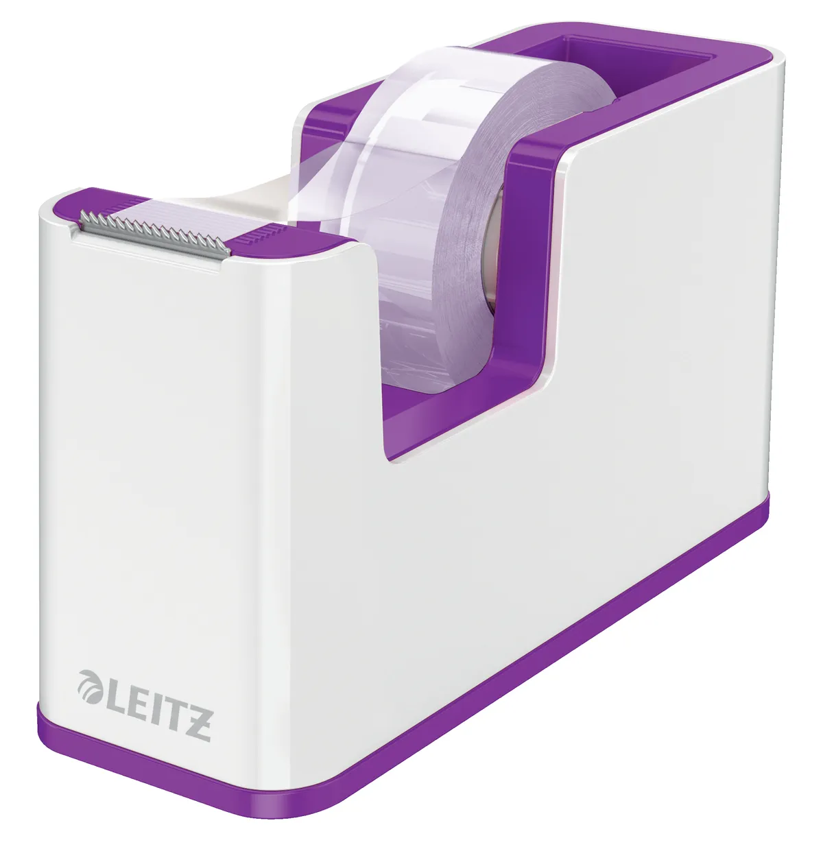 Leitz WOW Duo Colour / 53641062 Klebeband-Tischabroller weiß, violett