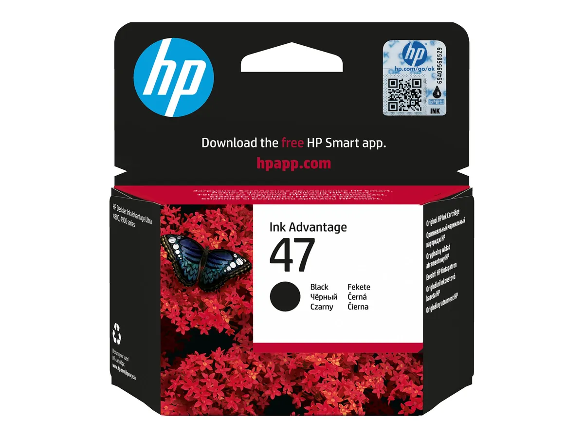 HP 47 / 6ZD21AE Tinte schwarz