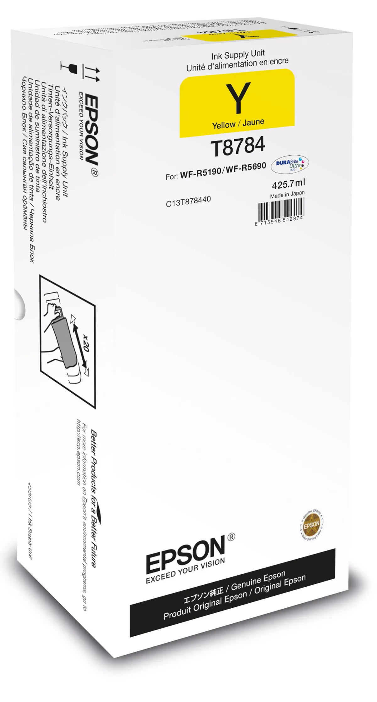 Epson T8784 / C13T878440 Tinte gelb