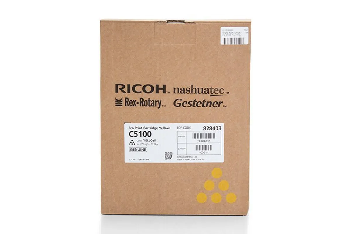 Ricoh 828222 / 828226 / 828351 / 828403 Toner gelb