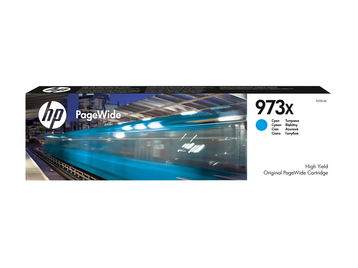 HP 973X / F6T81AE Tinte cyan HP 973X / F6T81AE Tinte cyan