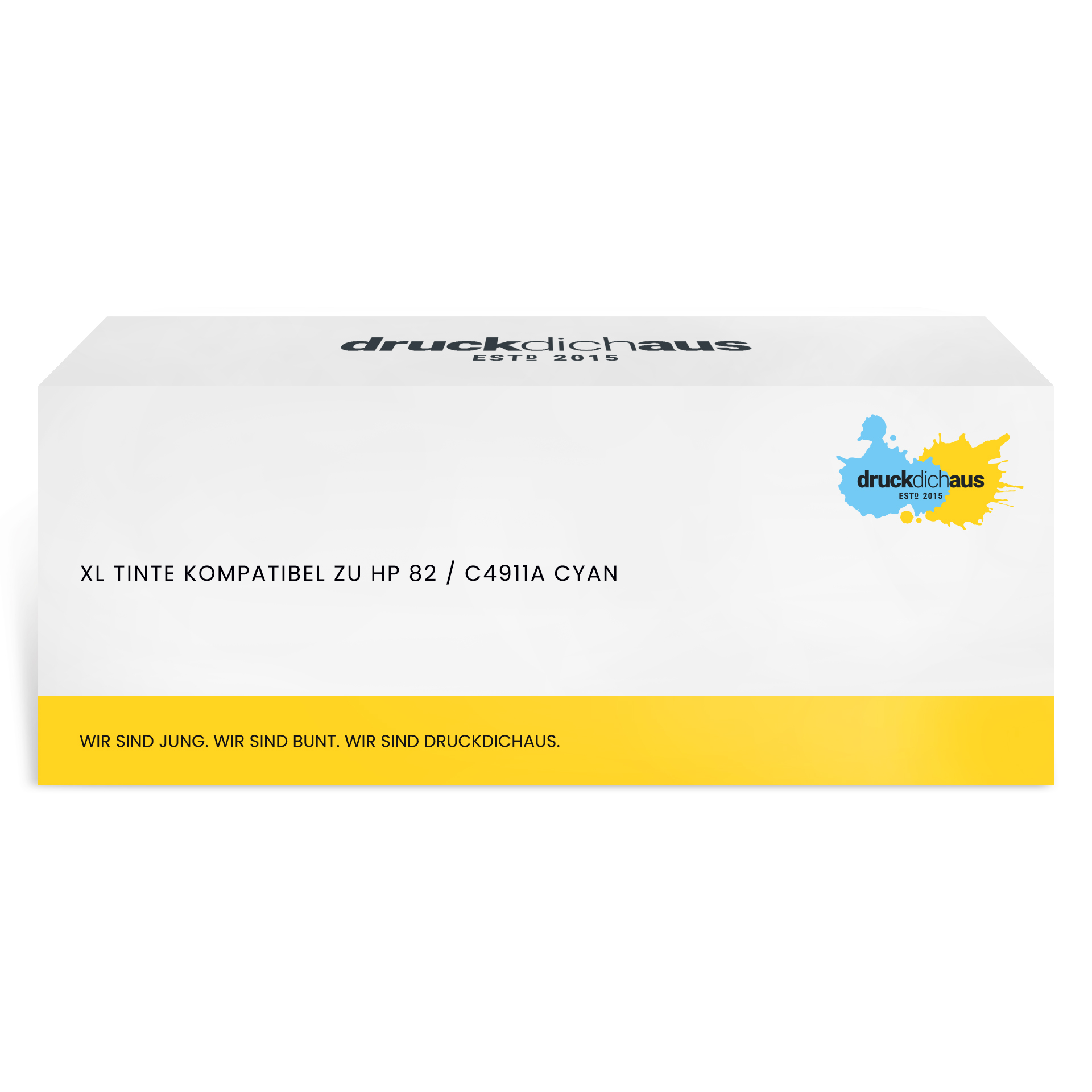 XL Tinte kompatibel zu HP 82 / C4911A cyan