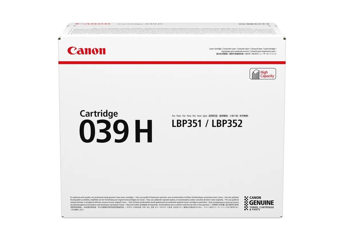 Canon 039H / 0288C001 / 0288C002 Toner schwarz