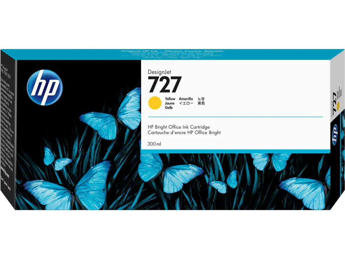 HP 727 / F9J78A Tinte gelb