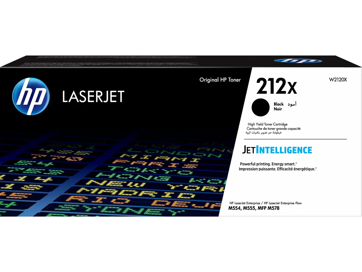 HP 212X / W2120X Toner schwarz