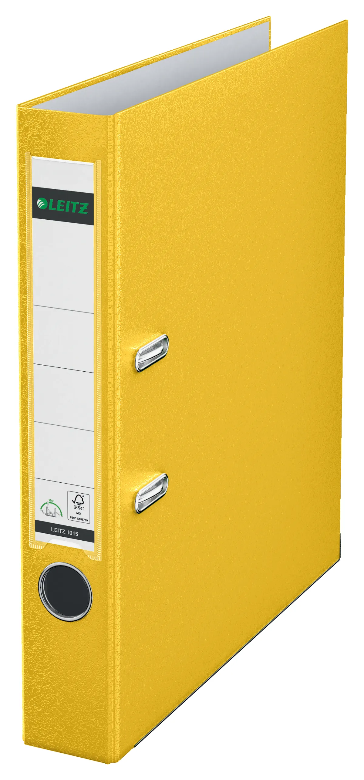 Leitz 10155015 Ordner gelb (5,2cm breit, A4, Kunststoff)