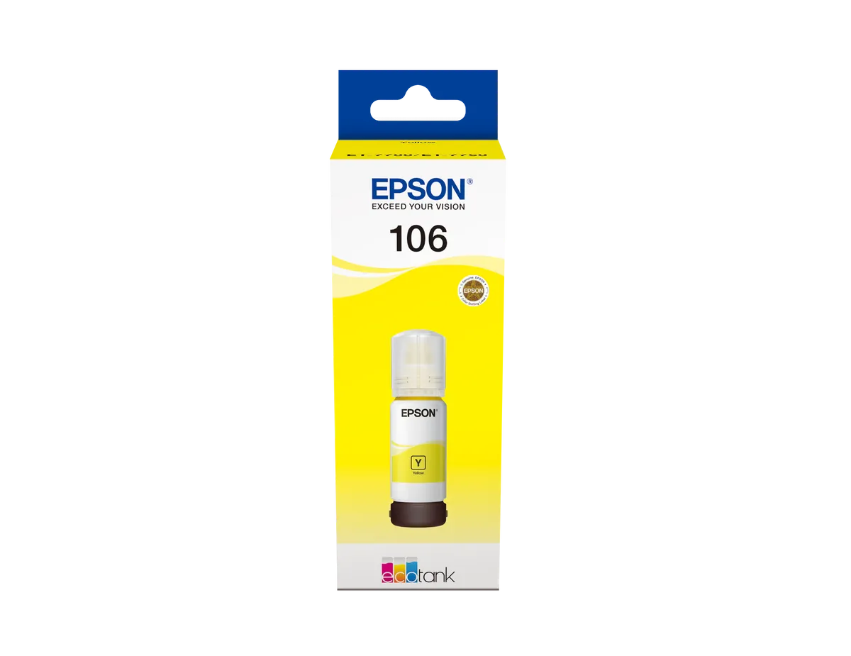 Epson 106 / T00R4 / C13T00R440 Tintenflasche gelb