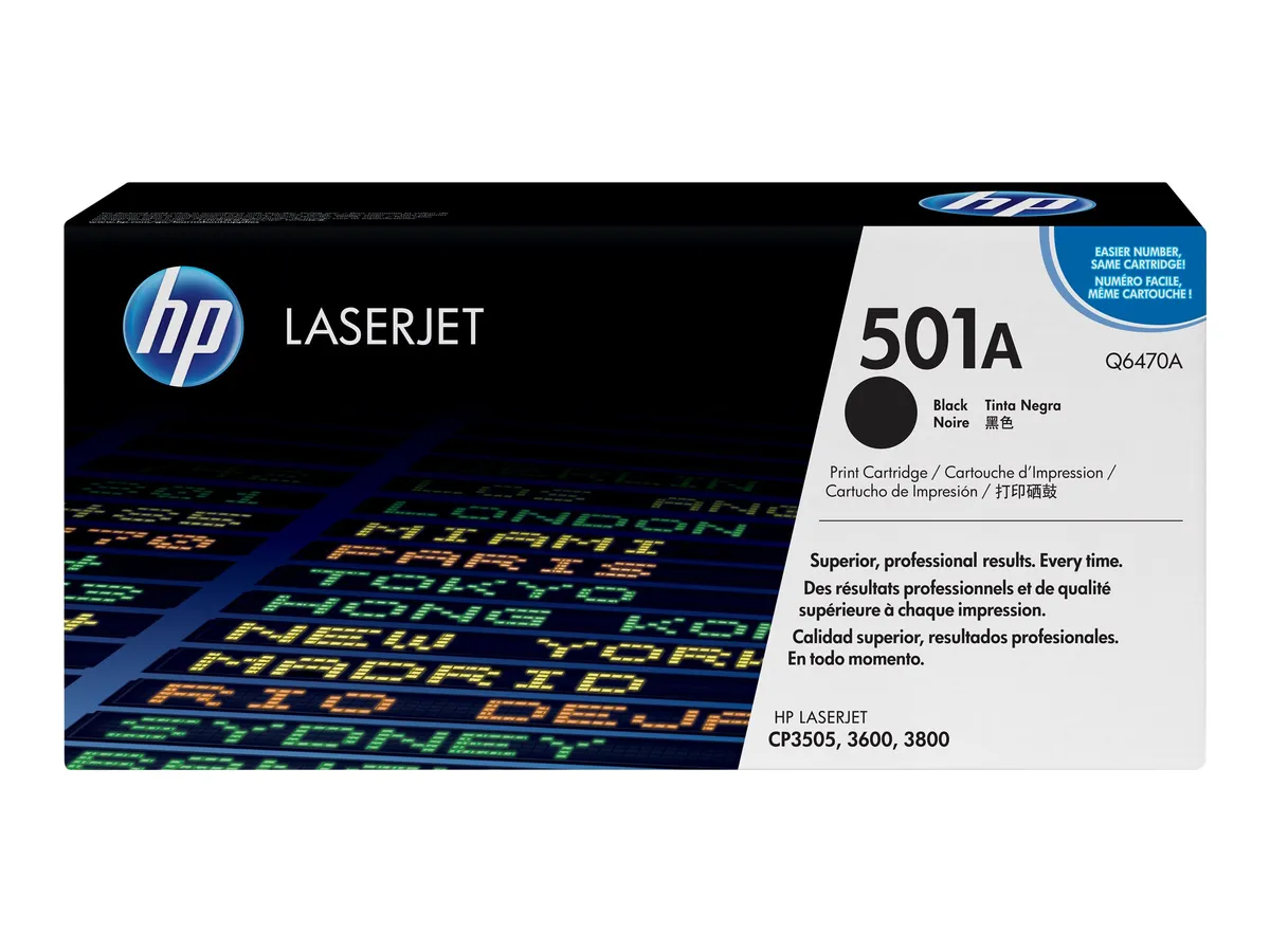 HP 501A / Q6470A Toner schwarz