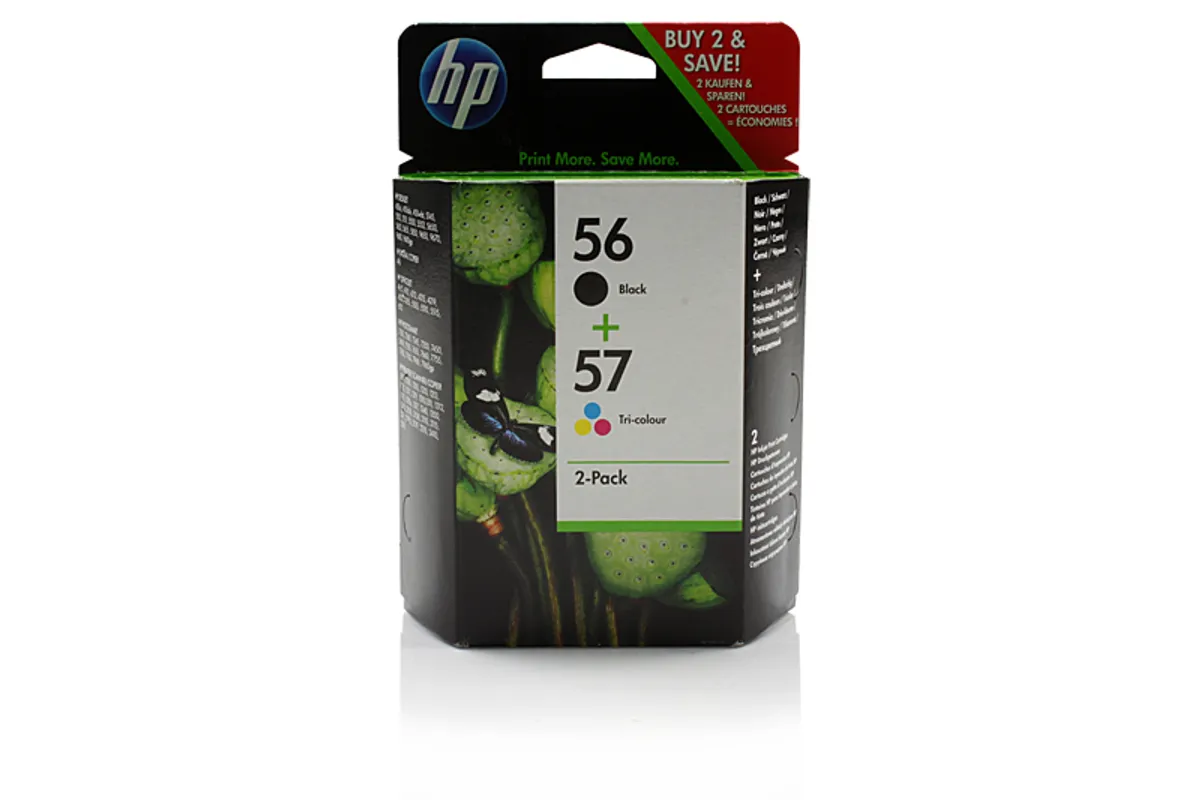 HP 56 57 / SA342AE Tinten Sparset schwarz, color (2 Stück)