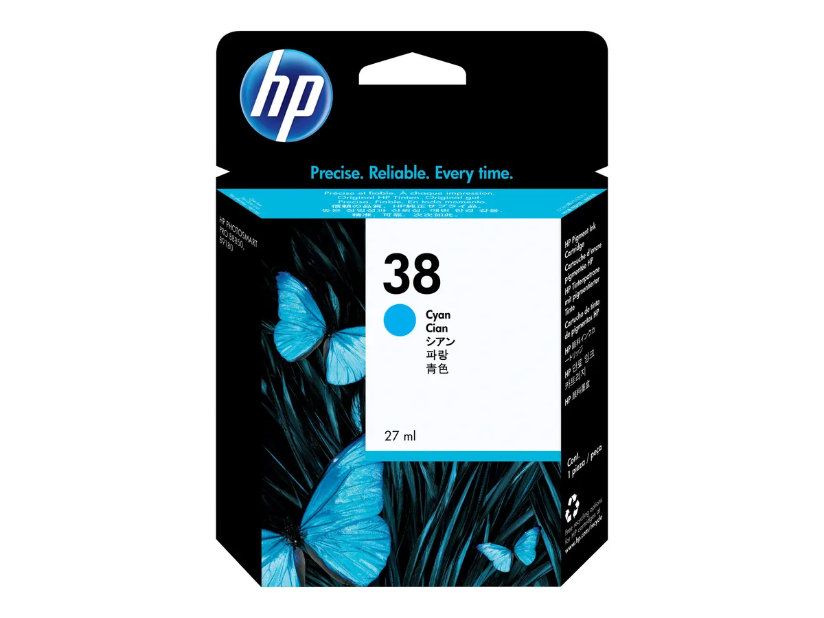 HP 38 / C9415A Tinte cyan