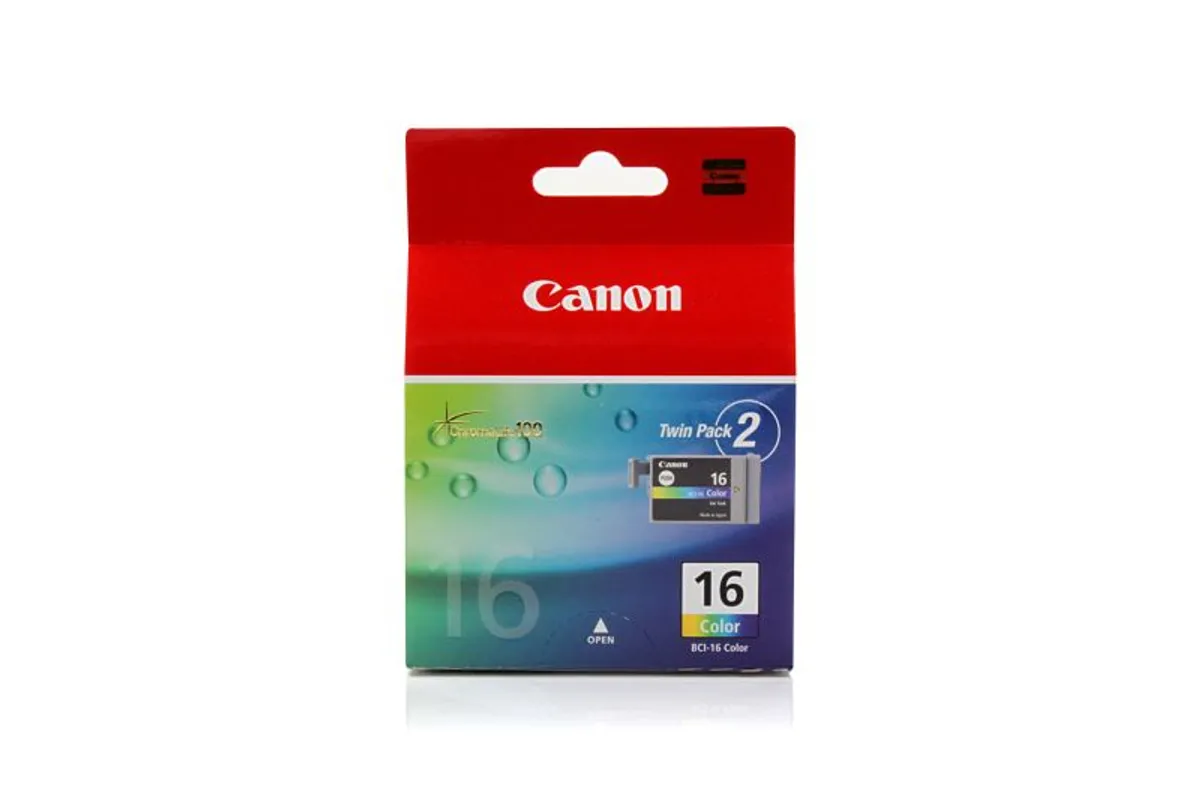 Canon BCI-16 C / 9818A002 Tinten Doppelpack color (2 Stück)