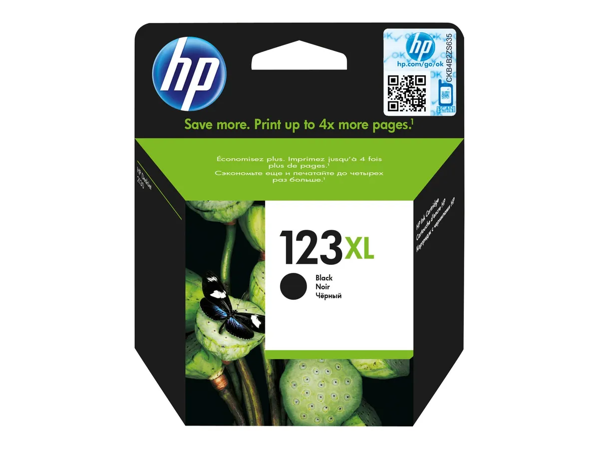 HP 123XL / F6V19AE Tinte schwarz