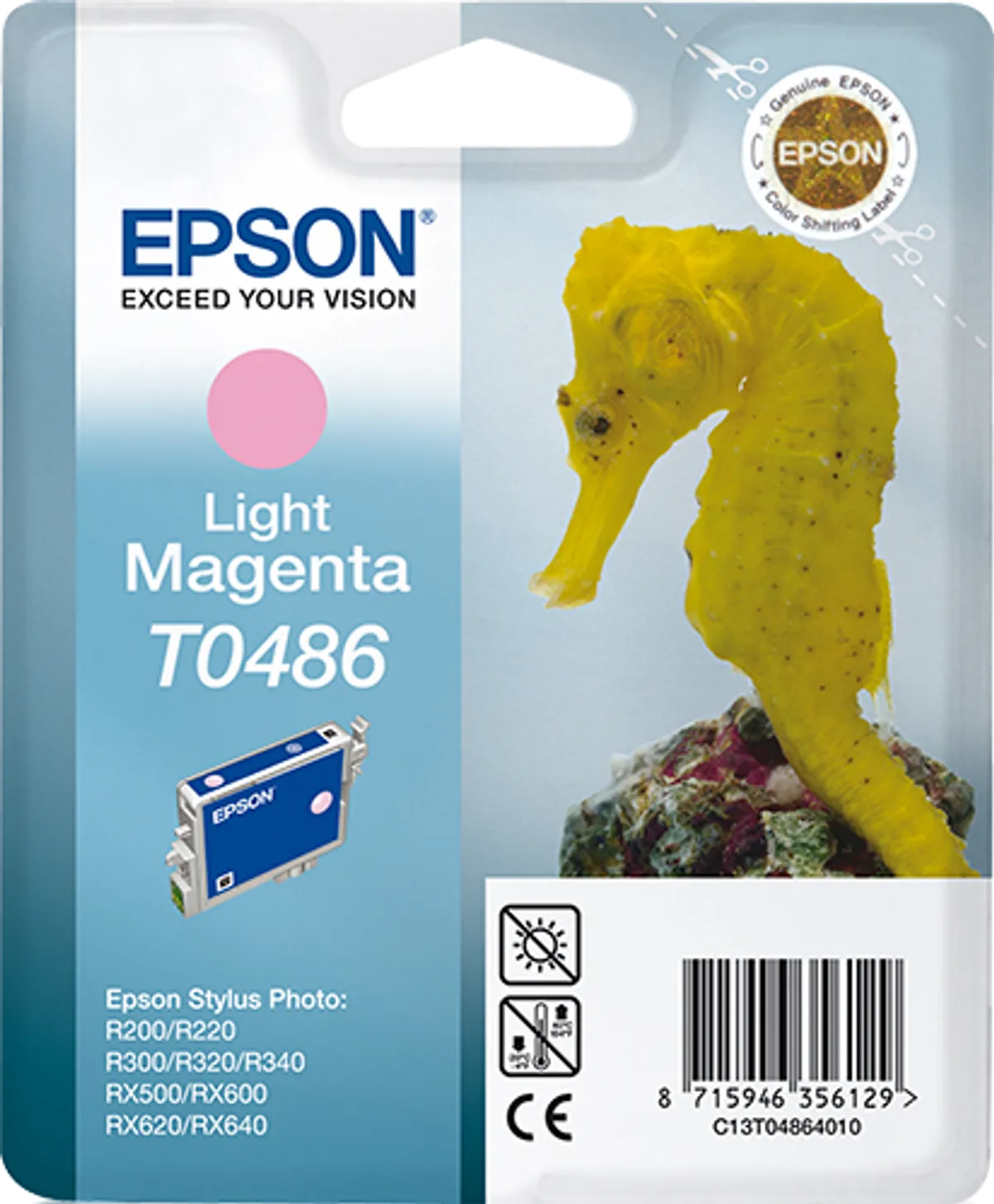 Epson T0486 / C13T04864010 / C13T04864020 Tinte photo magenta