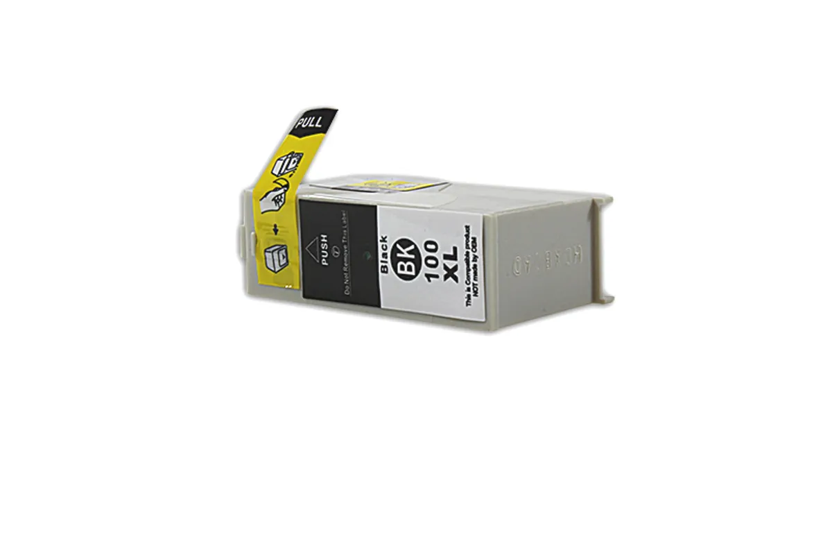 Tinte kompatibel zu Lexmark No 100XLA / 14N1092E schwarz