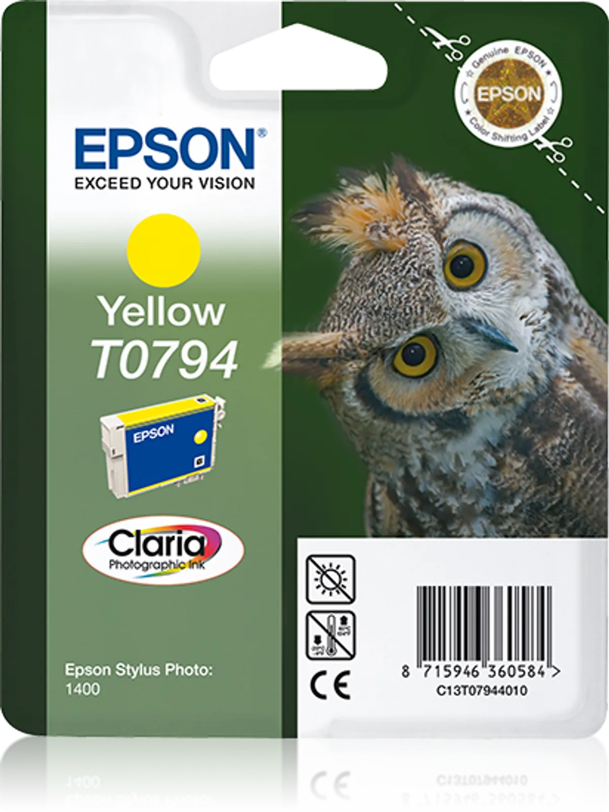 Epson T0794 / C13T07944010 / C13T07944020 Tinte gelb