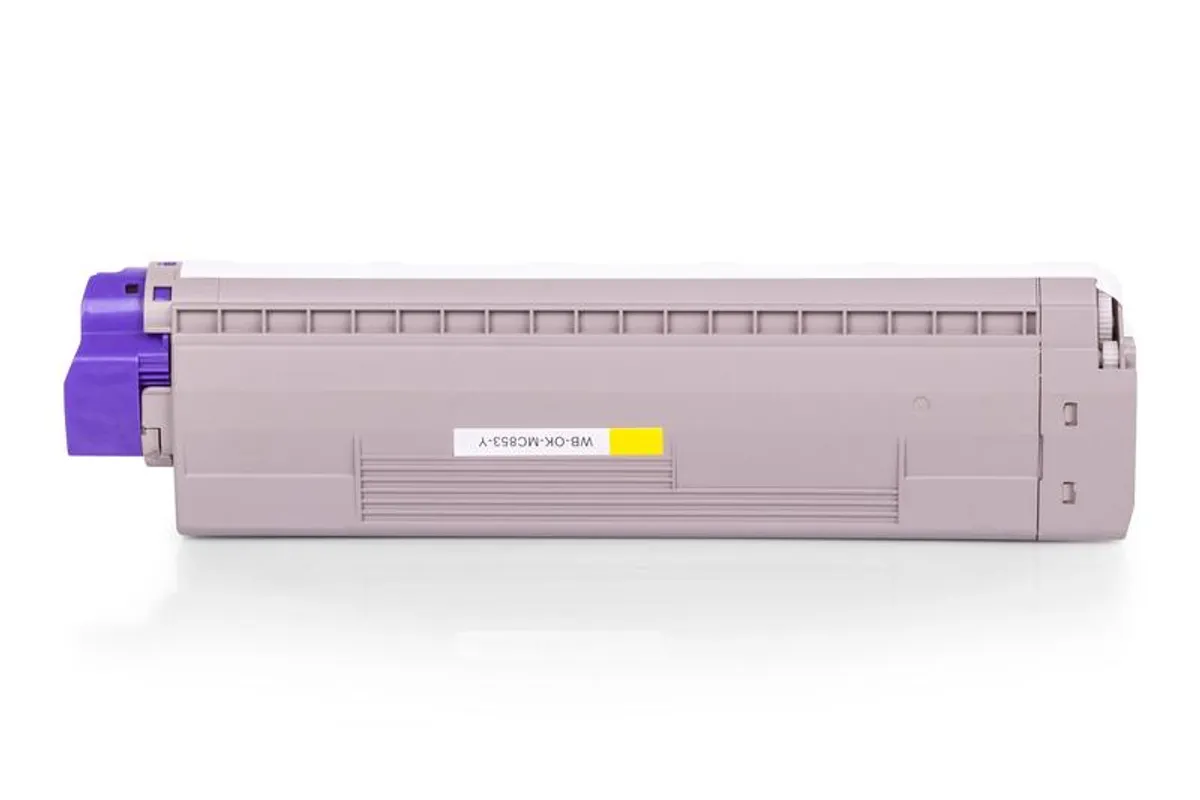 Toner kompatibel zu OKI MC853 / 45862837 gelb
