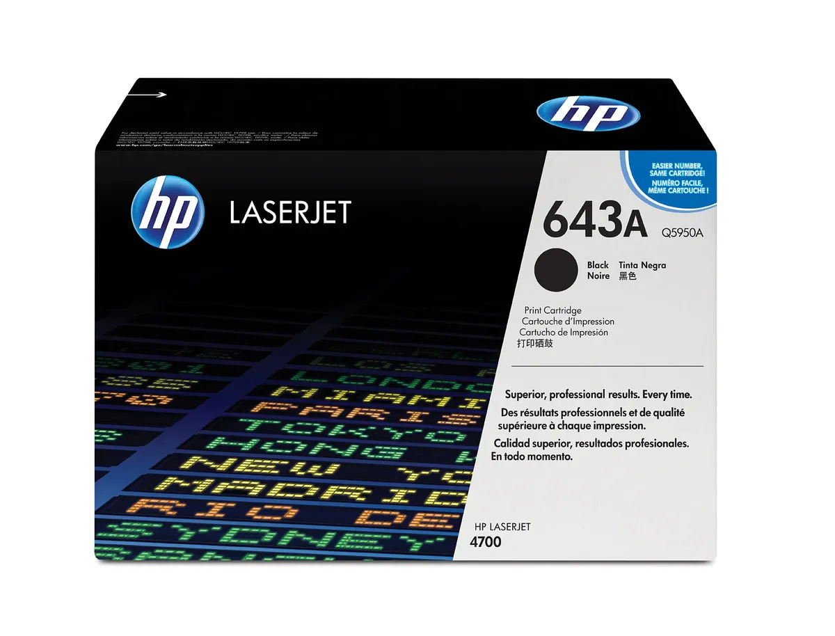 HP 643A / Q5950A Toner schwarz