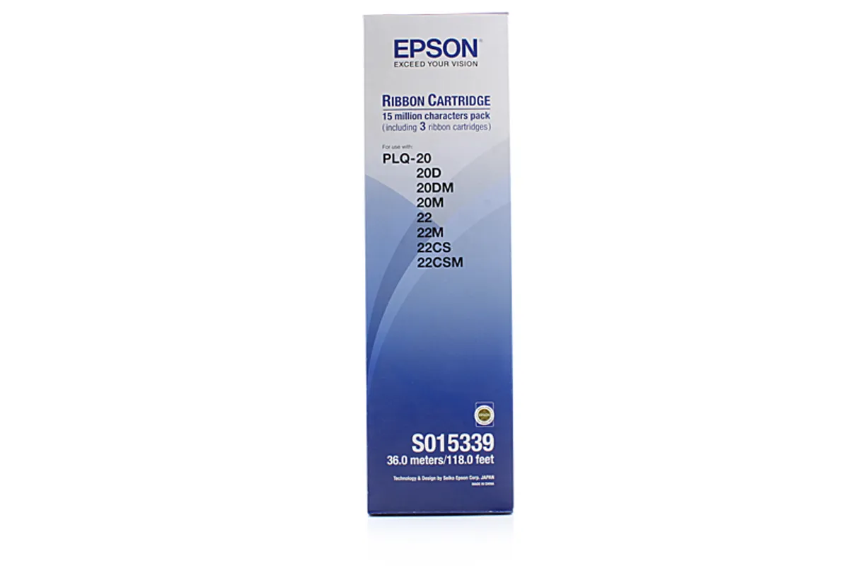 Epson C13S015339 / S015339 Farbband /Farbrolle Sparset schwarz (3 Stück)