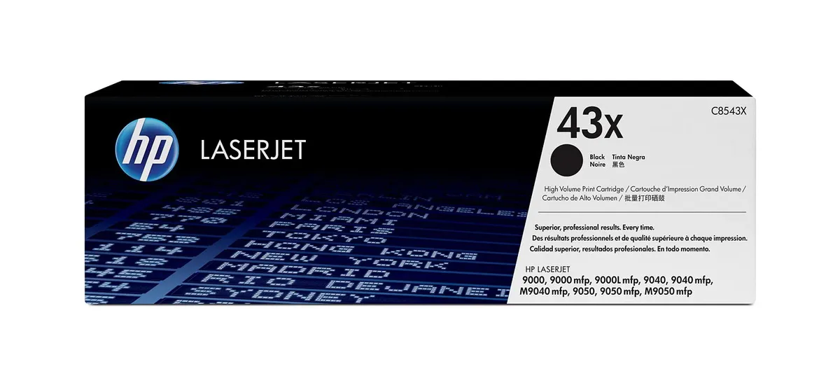 HP 43X / C8543X Toner schwarz