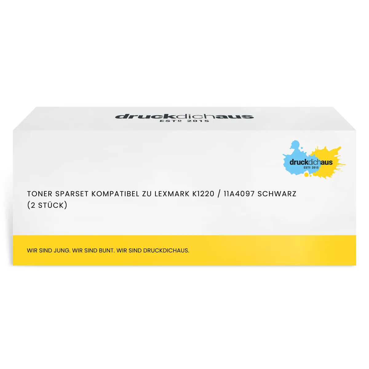 Toner Sparset kompatibel zu Lexmark K1220 / 11A4097 schwarz  (2 Stück)