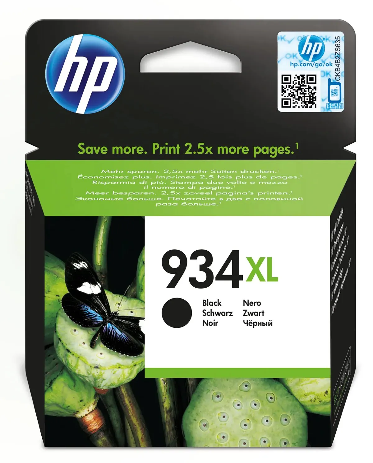 HP 934XL / C2P23AE Tinte schwarz