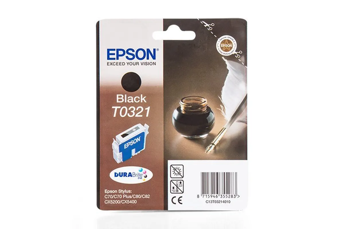 Epson T0321 / C13T03214010 Tinte schwarz