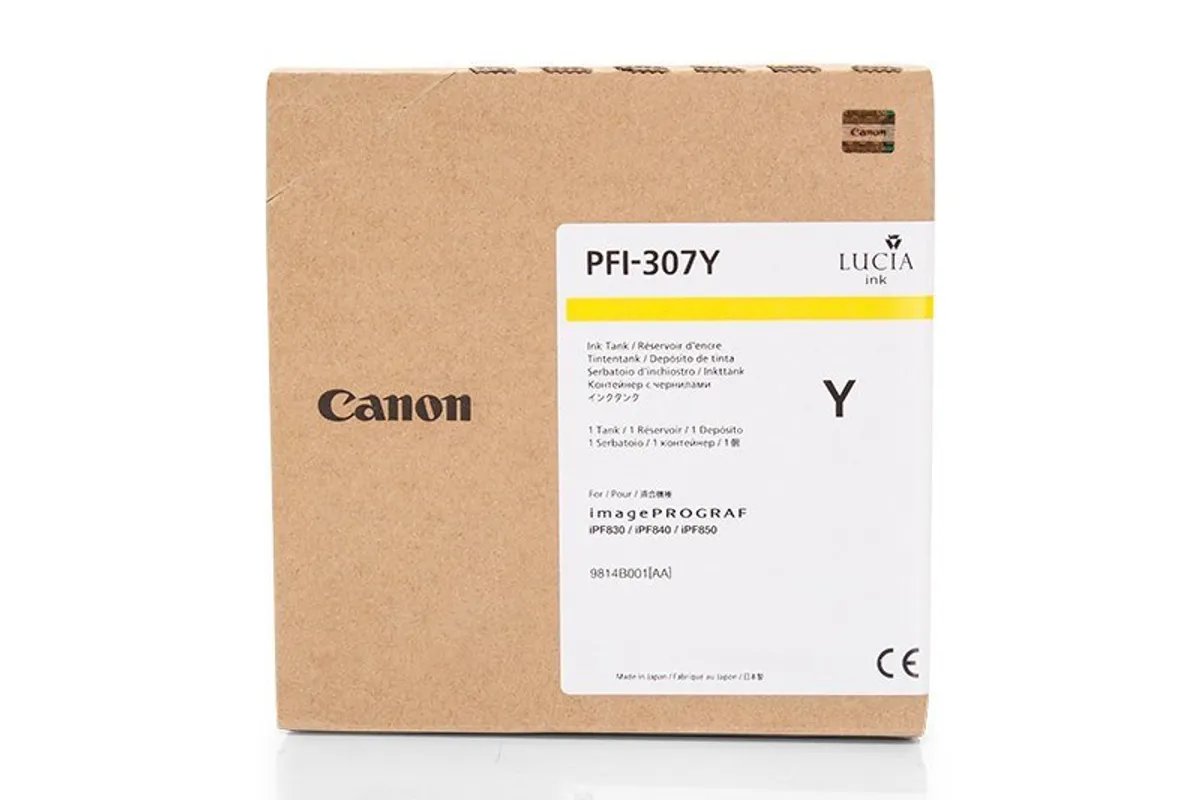 Canon PFI-307 Y / 9814B001 Tinte gelb