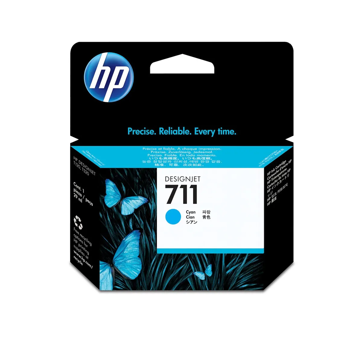 HP 711 / CZ130A Tinte cyan