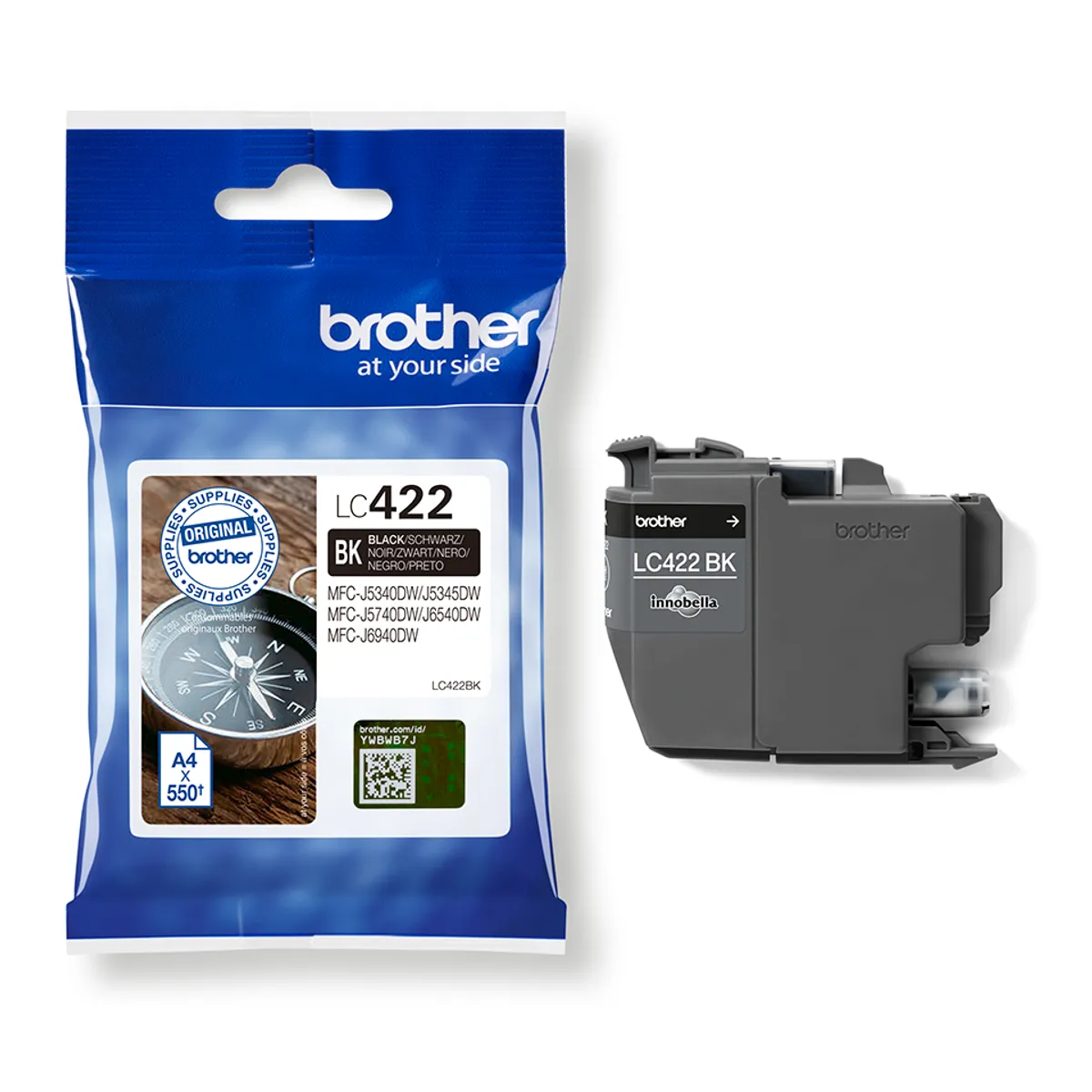Brother LC-422 / LC-422BK Tinte schwarz