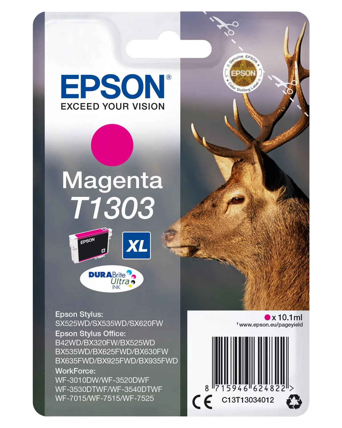 Epson T1303 / C13T13034012 / C13T13034022 Tinte magenta