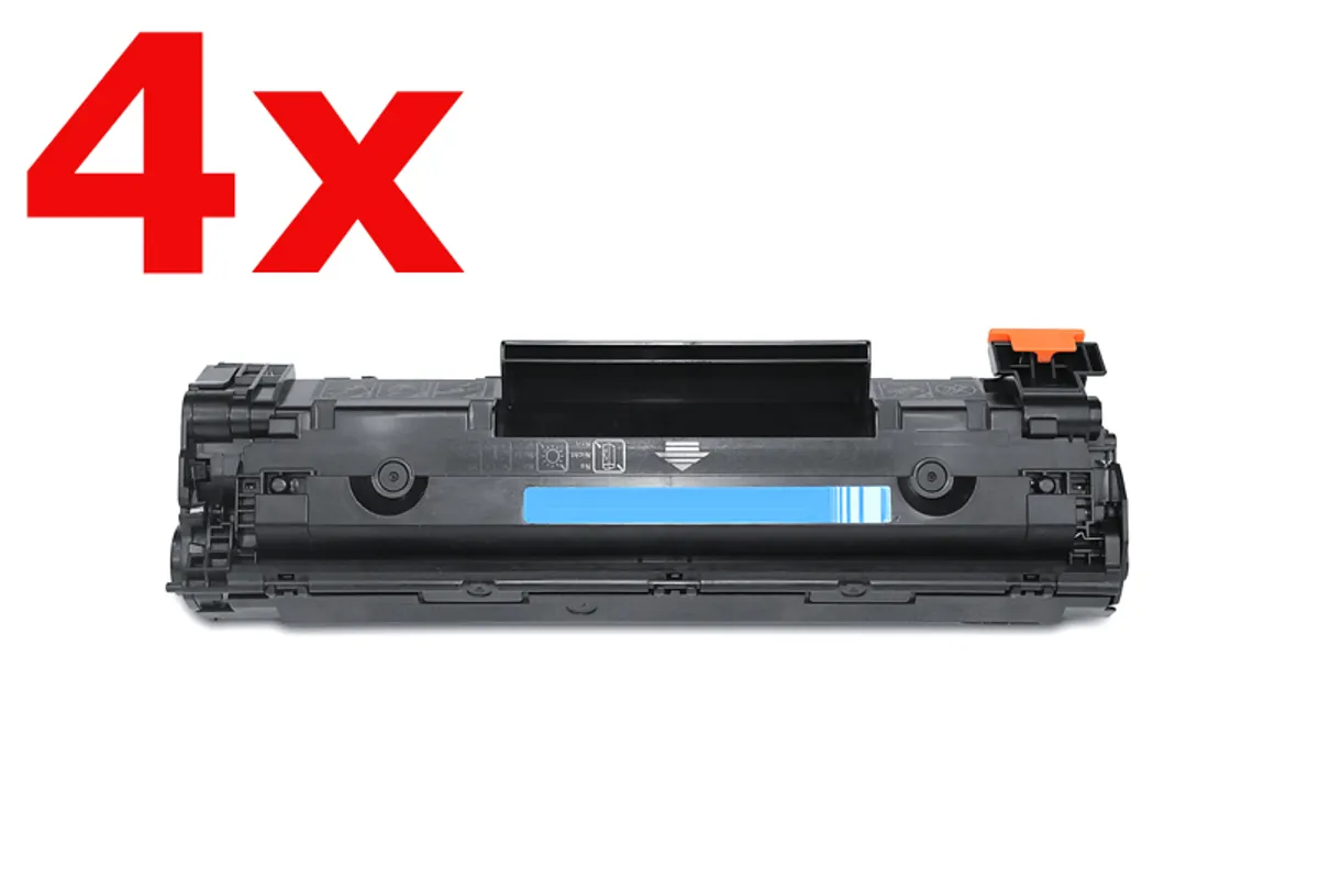 Toner Sparset kompatibel zu HP CE278A schwarz  (4 Stück)