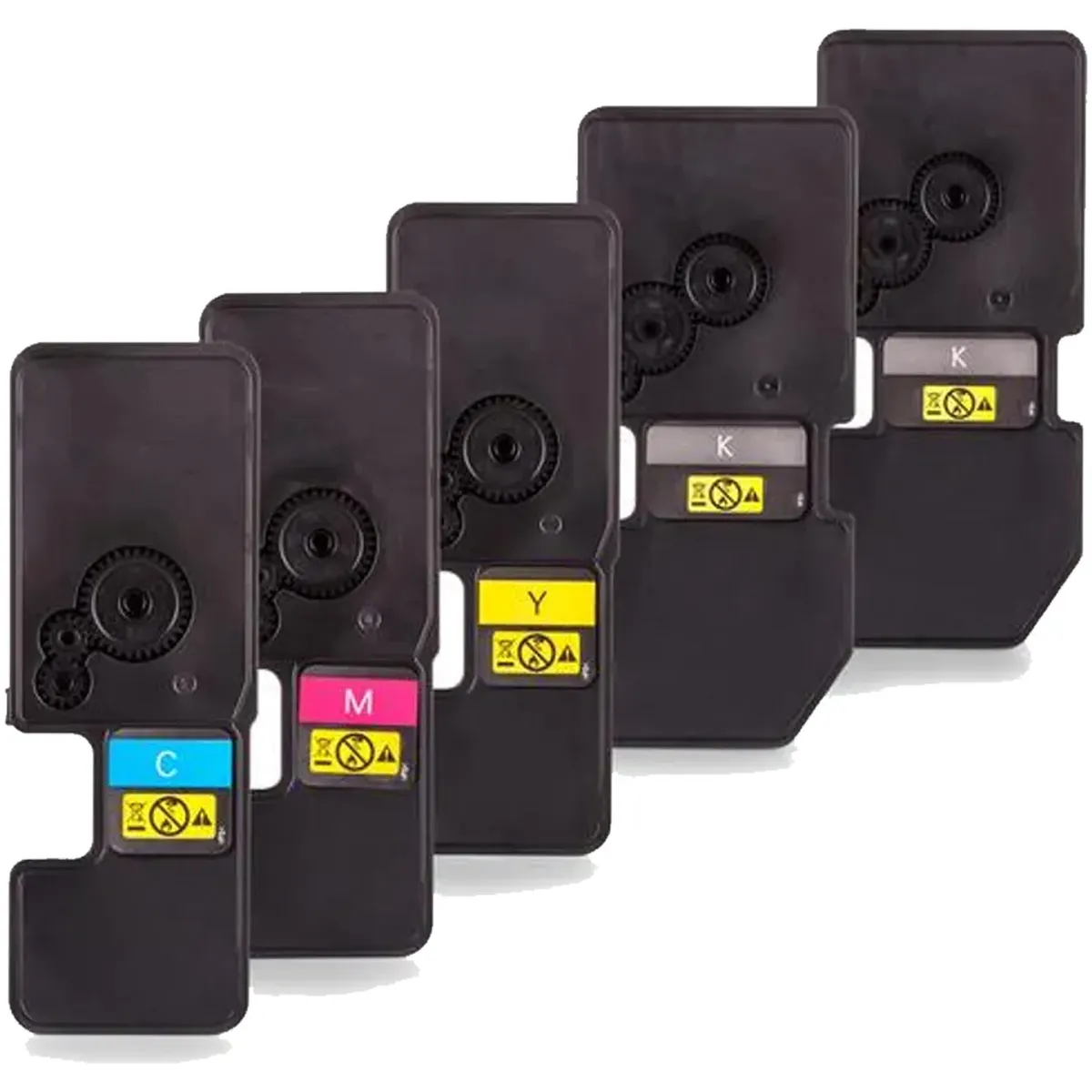 Toner Sparset kompatibel zu Kyocera TK-5450 schwarz, cyan, magenta, gelb  (5 Stück)